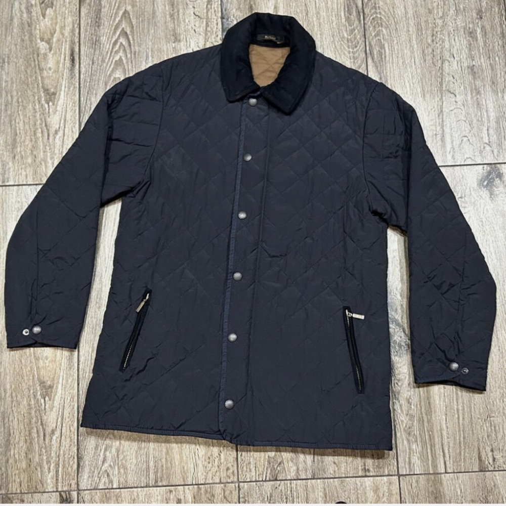 BARBOUR Men’s D34 Milano Fine Cotton Quilt Jacket